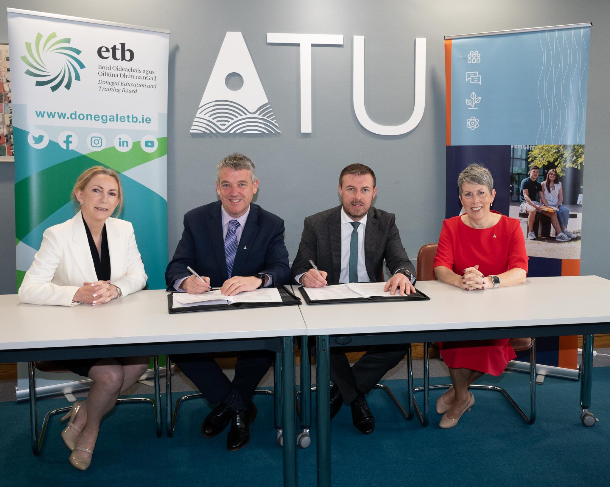 ATU подписал соглашения о взаимодействии с Donegal ETB для расширения доступа к высшему образованию